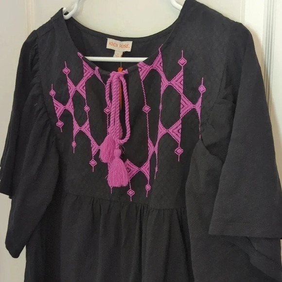 Knox Rose Women's flutter short sleeve shirt - Picture 5 of 8